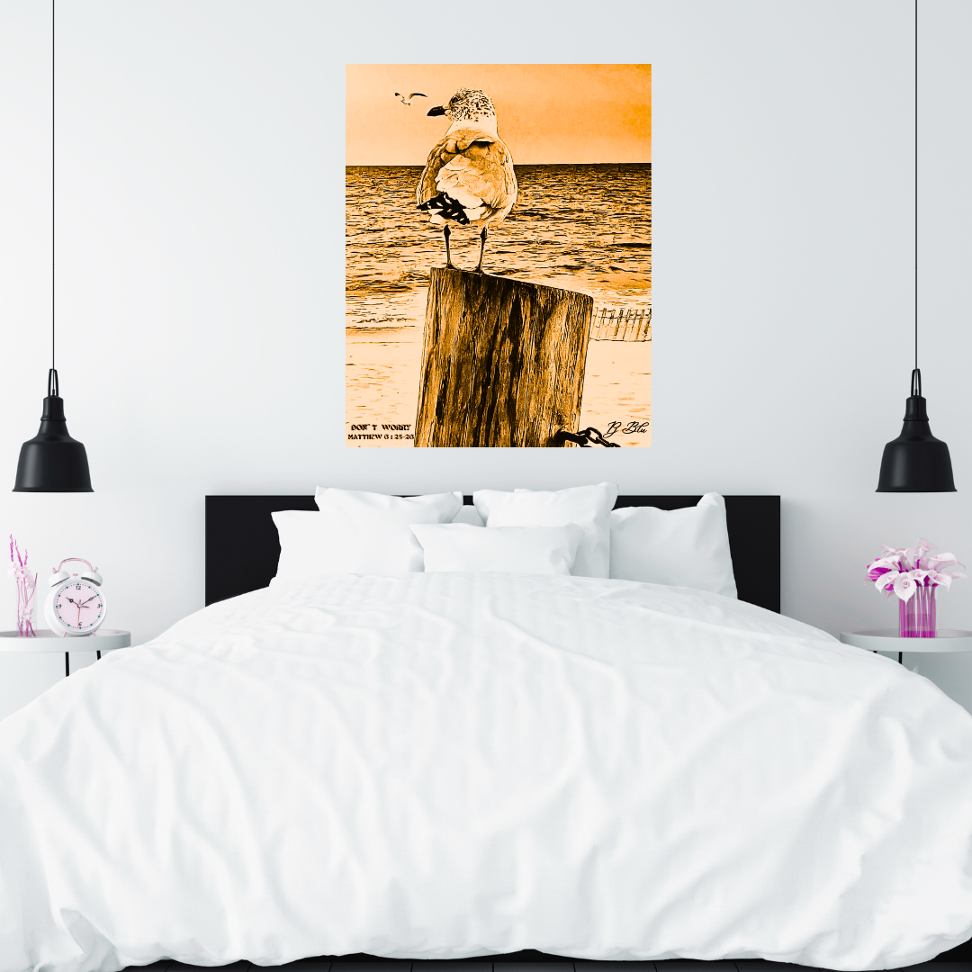 DON`T WORRY/ MATTHEW 6 :25-26/ RUSTIQ