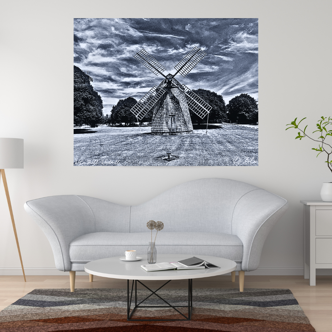 WATER MILL WINDMILL/ NOIR