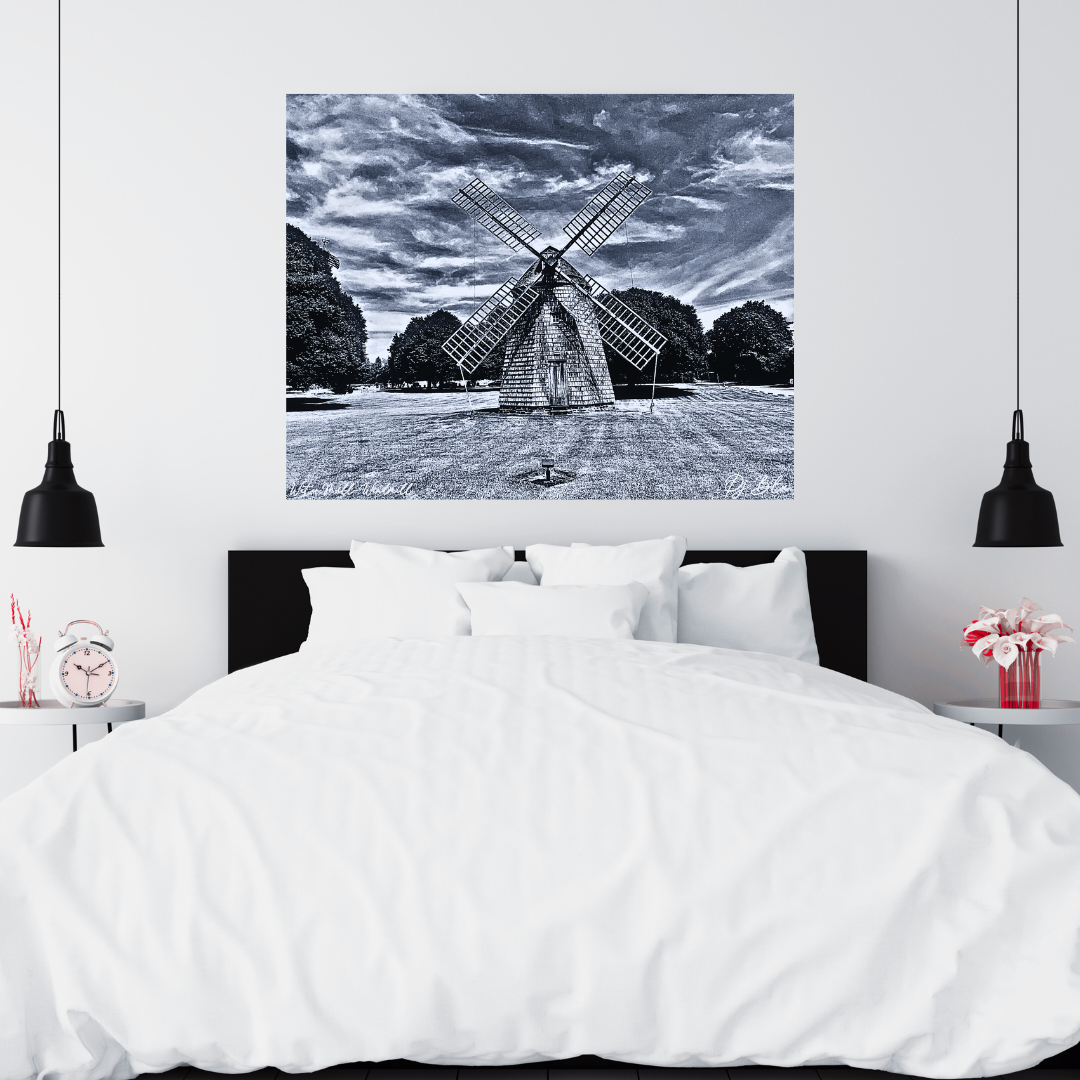 WATER MILL WINDMILL/ NOIR
