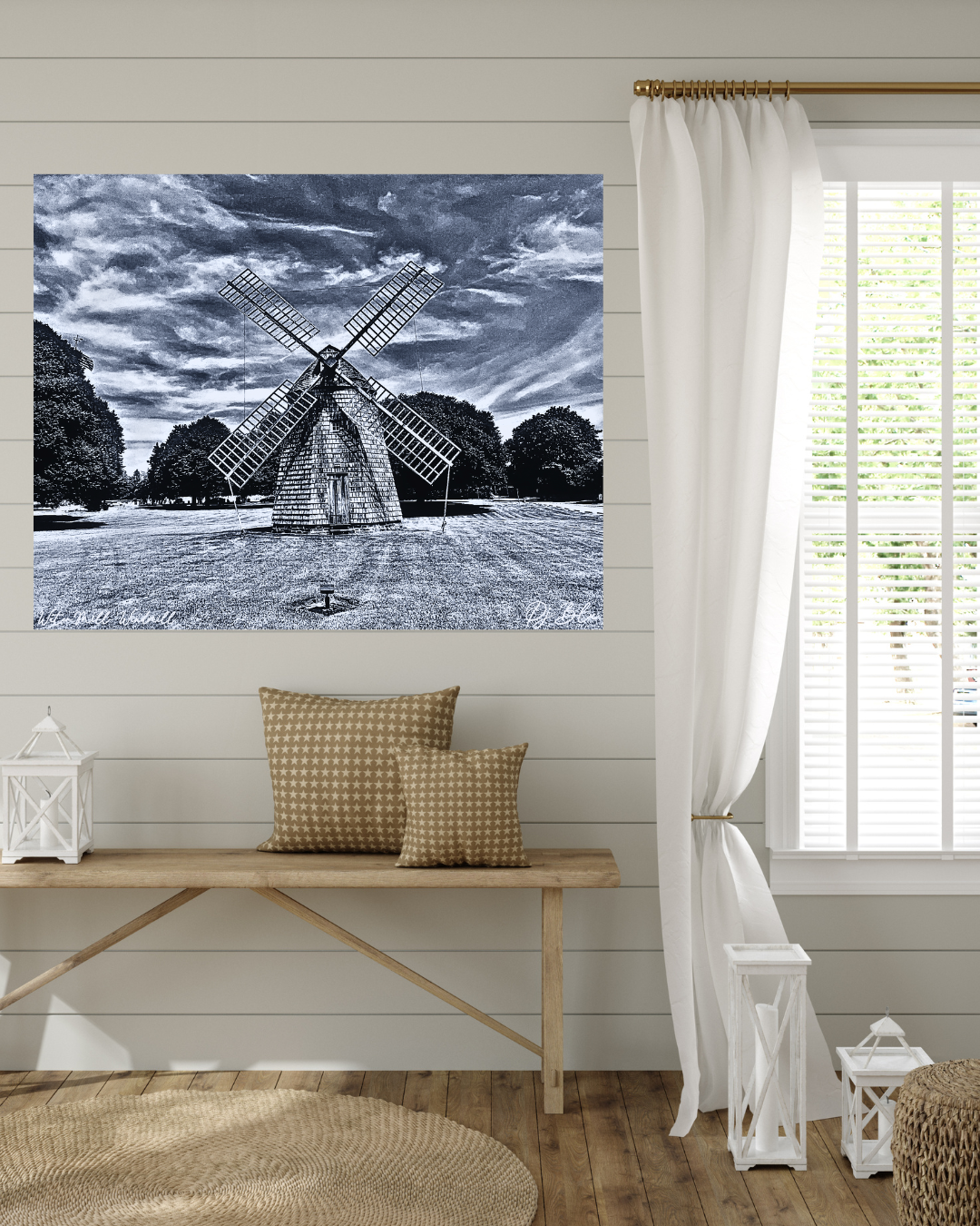WATER MILL WINDMILL/ NOIR