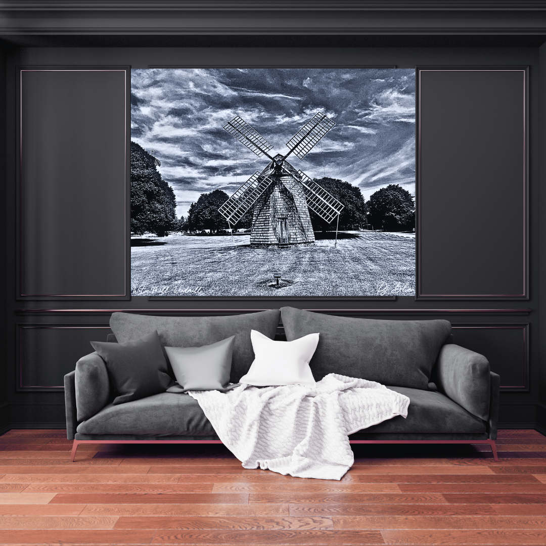 WATER MILL WINDMILL/ NOIR