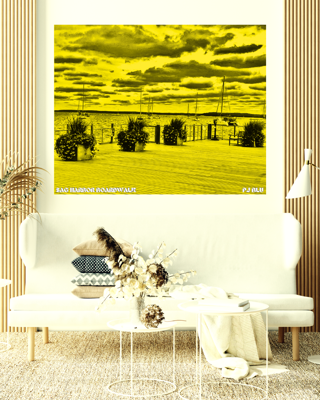 SAG HARBOR BOARDWALK / MUSTARD