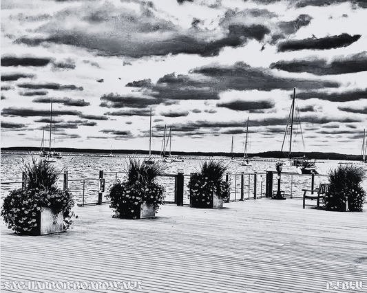 SAG HARBOR BOARDWALK / NOIR