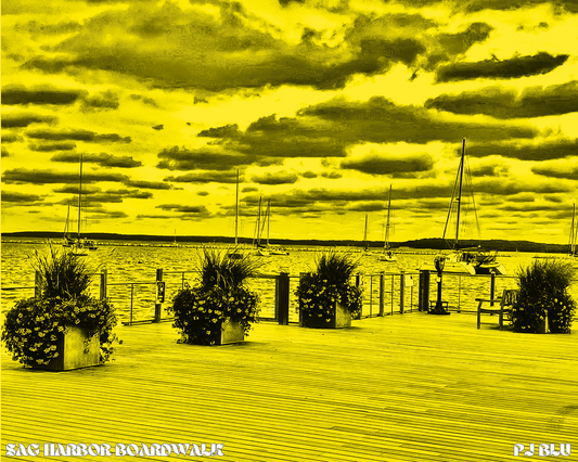SAG HARBOR BOARDWALK / MUSTARD