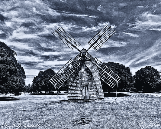 WATER MILL WINDMILL/ NOIR