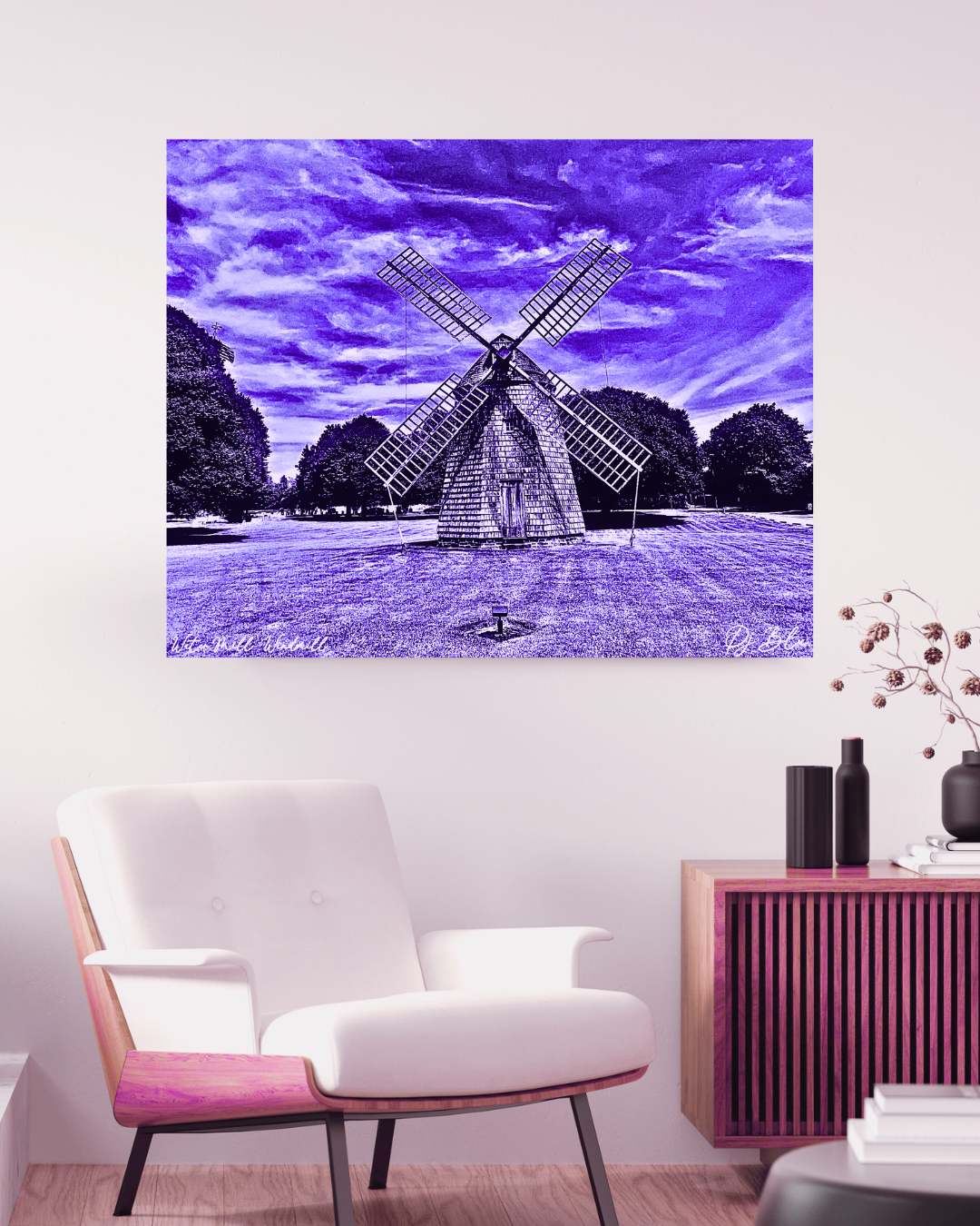 WATER MILL WINDMILL/ AMETHYST