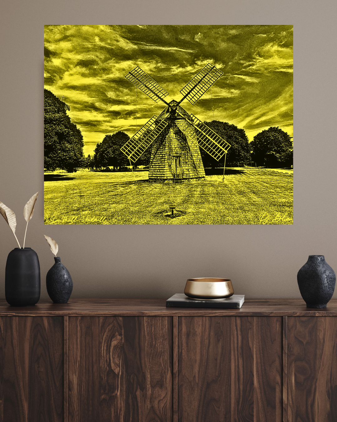WATER MILL WINDMILL/ MUSTARD
